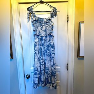 Lucca smocked bodice sundress. Size large